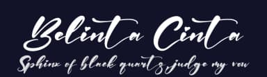 Belinta Cinta by Letterena Studios — Script Handwritten Font — thumbnail 2