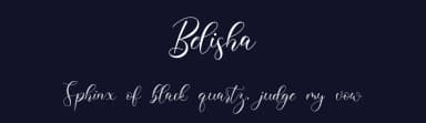 Belisha by NanaNissa — Script Handwritten Font — thumbnail 2