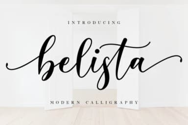 Belista Script Font by NissaStudio — Script Handwritten Font — thumbnail 1