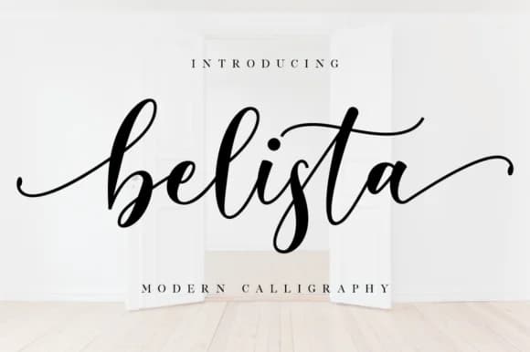 Belista Script Font by NissaStudio — Script Handwritten Font