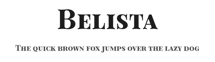 Belista by Solata Studio — Serif Font