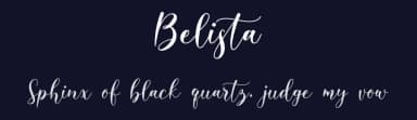 Belista by NanaNissa — Script Handwritten Font — thumbnail 2