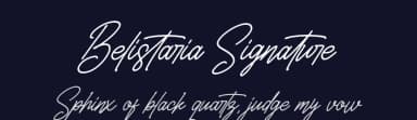 Belistaria Signature by Letterena Studios — Script Handwritten Font — thumbnail 2