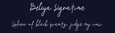 Beliya Signature by Salamahtype.com — Script Handwritten Font — thumbnail 2
