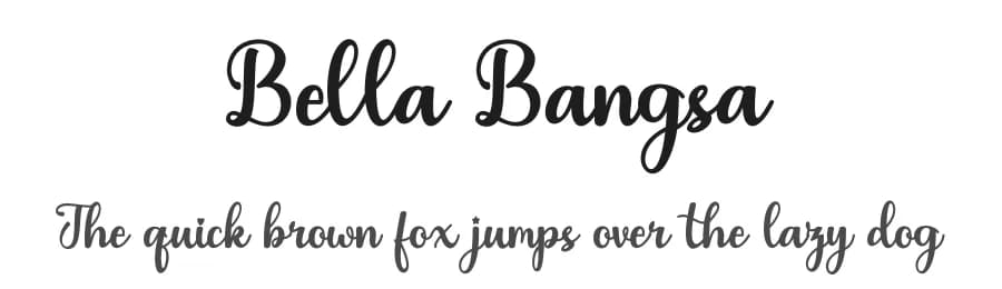 Bella Bangsa by Supersemar Letter — Script Handwritten Font