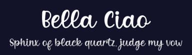 Bella Ciao by Almarkhatype — Script Handwritten Font — thumbnail 2