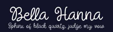 Bella Hanna by Lettersiro Studio — Script Handwritten Font — thumbnail 2