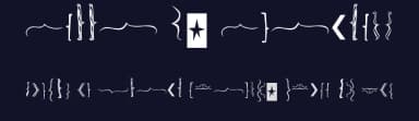Bella K. Brackets by Izabela de Lima — Dingbats Font — thumbnail 2