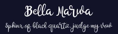 Bella Marwa by Ianmikraz — Script Handwritten Font — thumbnail 2