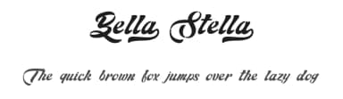 Bella Stella by Typhoon Type - Suthi Srisopha — Script Handwritten Font — thumbnail 1