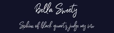 Bella Sweety by Almarkhatype — Script Handwritten Font — thumbnail 2