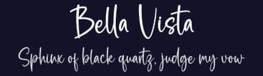 Bella Vista by Graphix Line Studio — Script Handwritten Font — thumbnail 2
