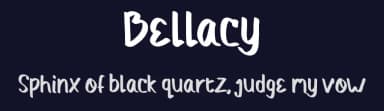 Bellacy by Edwin Prayogi M — Script Handwritten Font — thumbnail 2