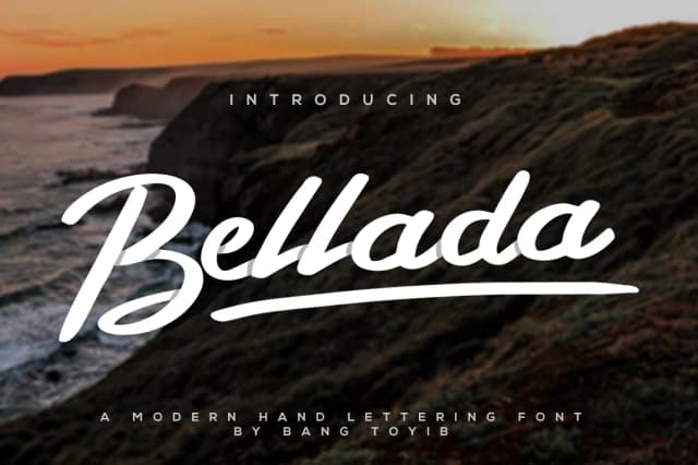 Bellada + Extras Font by Eldertype Studio — Script Handwritten Font