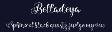 Belladeya by niyos — Script Handwritten Font — thumbnail 2