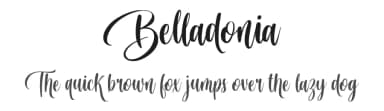 Belladonia by Octotype  | Thomas Boucherie — Script Handwritten Font — thumbnail 1