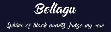 Bellagu by Ahmad Rofingi — Script Handwritten Font — thumbnail 2