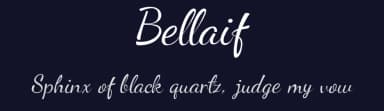 Bellaif by Rangga Putra Budi Pratama — Script Handwritten Font — thumbnail 2