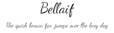 Bellaif by Rangga Putra Budi Pratama — Script Handwritten Font — thumbnail 1