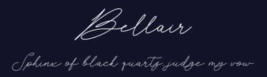 Bellair by Danik Janandi — Script Handwritten Font — thumbnail 2