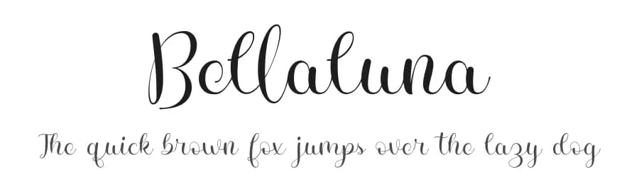 Bellaluna by Doehantz Studio — Script Handwritten Font