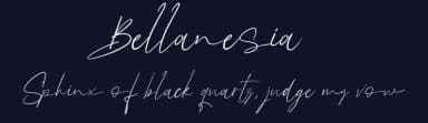 Bellanesia by Saiful Bahri — Script Handwritten Font — thumbnail 2