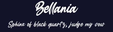 Bellania by Scratchones — Script Handwritten Font — thumbnail 2