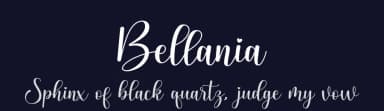 Bellania by Sunset Gallery — Script Handwritten Font — thumbnail 2