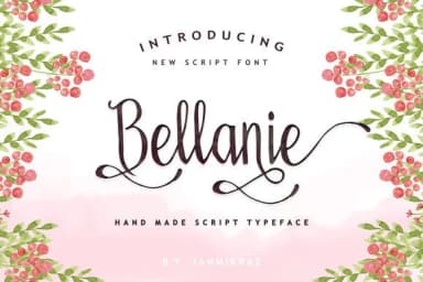 Bellanie Font by Ian Mikraz — Script Handwritten Font — thumbnail 1