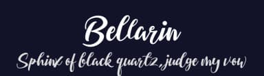 Bellarin by Integritype Studio — Script Handwritten Font — thumbnail 2