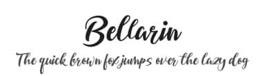 Bellarin by Integritype Studio — Script Handwritten Font — thumbnail 1