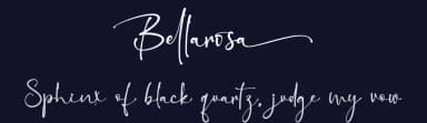 Bellarosa by Letterara — Script Handwritten Font — thumbnail 2