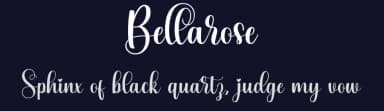 Bellarose by Makashi — Script Handwritten Font — thumbnail 2