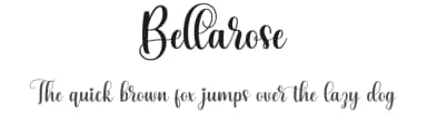 Bellarose by Makashi — Script Handwritten Font — thumbnail 1