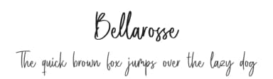 Bellarosse by NanaNissa — Script Handwritten Font — thumbnail 1