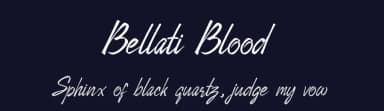 Bellati Blood by Hoperative — Script Handwritten Font — thumbnail 2