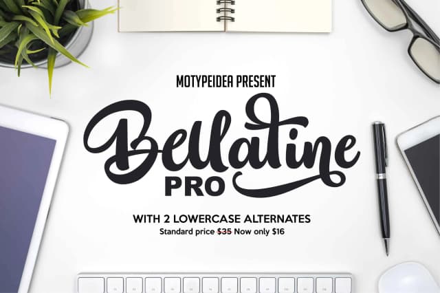 Bellatine Font by Motypeidea — Script Handwritten Font