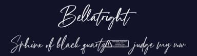 Bellatright by Kong Font — Script Handwritten Font — thumbnail 2
