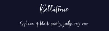 Bellatrone by Saridezra — Script Handwritten Font — thumbnail 2