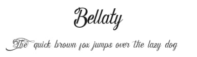 Bellaty by SheillaType — Script Handwritten Font — thumbnail 1
