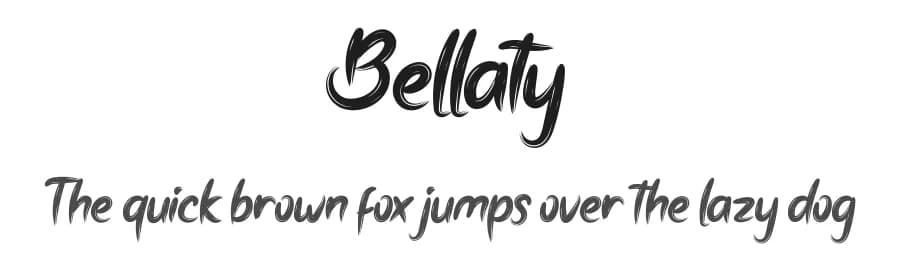 Bellaty by productype.com — Script Handwritten Font