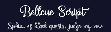 Bellcue Script by Bearytype — Script Handwritten Font — thumbnail 2