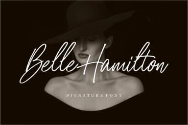 Belle Hamilton Font by Runsell Graphic — Script Handwritten Font — thumbnail 1