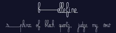 Bellefine by BC — Script Handwritten Font — thumbnail 2