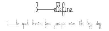 Bellefine by BC — Script Handwritten Font — thumbnail 1