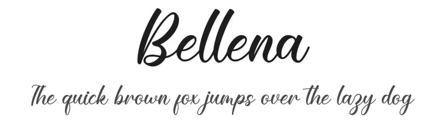 Bellena by Nirmala Creative — Script Handwritten Font