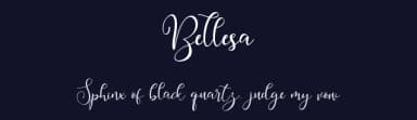 Bellesa by Tiny Hand Letter — Script Handwritten Font — thumbnail 2