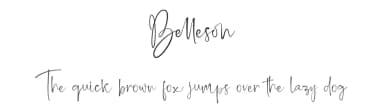 Belleson by Haksen Studio — Script Handwritten Font — thumbnail 1