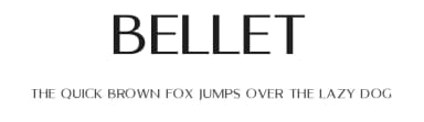 Bellet by HENRIavecunK Type Co — Sans Serif Font — thumbnail 1
