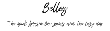 Belley by Mr Letters — Script Handwritten Font — thumbnail 1